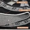 Living Room Rugs 3 x 5 ft, Area Rugs for Bedroom Light Luxury Style, Dart Target Short Pile Carpet, Black Rug with Anti-Slip Backing for Easy Clean view 4