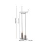 FEELIN Coat Rack Freestanding Coat Rac Creative Coat Rack Floor-standing Bag Rack Home Bedroom Storage Rack Metal Hotel Bed And Breakfast Rack Hall Tree Stand Coat Hanger Standing view 2