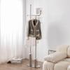 FEELIN Coat Rack Freestanding Coat Rac Creative Coat Rack Floor-standing Bag Rack Home Bedroom Storage Rack Metal Hotel Bed And Breakfast Rack Hall Tree Stand Coat Hanger Standing view 4