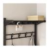 FEELIN Coat Rack Freestanding Coat Rac Clothes Rack Entrance Clothes Rack Floor-to-ceiling Entrance Shoe-changing Stool Clothes Rack Home Storage Clothes Rack Hall Tree Stand Coat Hanger Standing view 4
