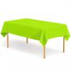 2 Pack Lime Green Tablecloth Plastic Rectangle Table Covers PEVA Lime Green Plastic Table Cloths for Parties Disposable 54 x 108 Inch Tablecloth for Birthday Party School Baby Shower Kitchen Dining view 1