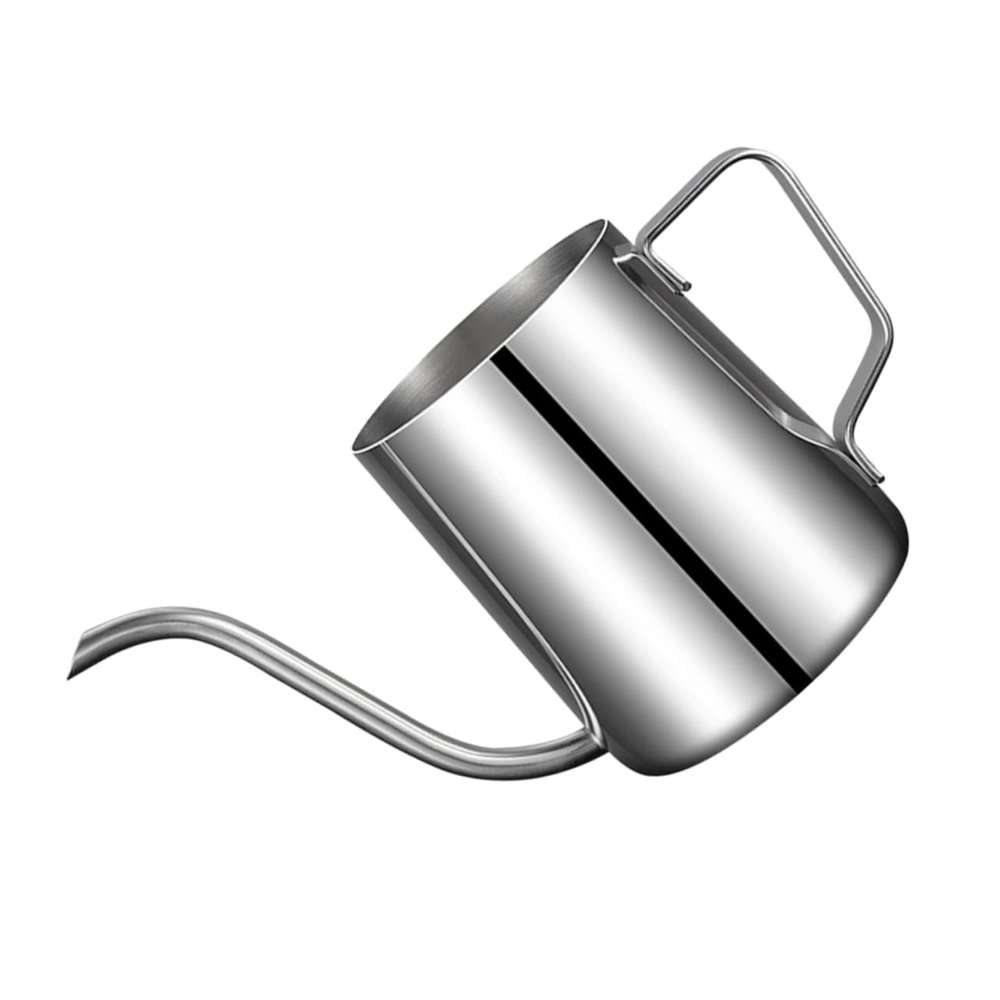 Zerodeko Handheld Stainless Coffee Kettle Gooseneck Spout Drip Pot for Brewing Coffee Tea and Water and Lightweight Design for Home Cafe and Camping Use