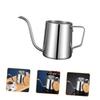 Zerodeko Handheld Stainless Coffee Kettle Gooseneck Spout Drip Pot for Brewing Coffee Tea and Water and Lightweight Design for Home Cafe and Camping Use view 3