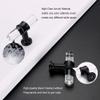 Cabinet Handles,Bar pulls, 5 Pack Drawer Knobs Bathroom Cabinet Knobs Black Acrylic Door Knobs for Chest of Drawers Kitchen Drawer Knobs T Bar Kitchen Cupboard Handles Cupboard Knobs ( Color : 5 Pack view 4
