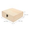 Alipis Mini Wooden Tea Bag Storage 4 Compartments Teabox Organizer Natural Material view 2