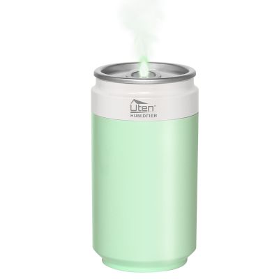Humidifiers, Humidifier for Bedroom, Can Air Humidifier, Humidifiers for Home and Plants, USB Powered And Battery Powered Portable for Home Office Car Outdoor, 2 Mist Modes, Night Light, Auto-Off