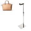 BEIJIALY Purse Display Stand, Bags Display Rack, Stylish Multifunctional Stainless Steel Handbag Display Holder for Clothing Shops Shopping Malls(Mirror Silver) view 1