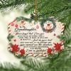 HYTURTLE to My Granddaughter Christmas Ornament 2025 Tree Decoration Gifts for Girls Women from Grandma Grandpa - Best Granddaughter Gifts from Grandparent - Unique Aluminum Ornament Gift Keepsake view 2