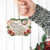 HYTURTLE to My Granddaughter Christmas Ornament 2025 Tree Decoration Gifts for Girls Women from Grandma Grandpa - Best Granddaughter Gifts from Grandparent - Unique Aluminum Ornament Gift Keepsake view 4
