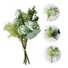 Cabilock Artificial Roses Stems Bouquet Knitted Roses for Wedding Decor Home Cafe Restaurant view 4