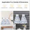 Starfish Seashells Kitchen Hand Towels with Hanging Loops Set of 2 Super Soft Thick Fingertip Dry Microfiber Tie Dish Towel Absorbent Cleaning Washcloth,Kitchen Blue Beach Boho Nautical Coastal Ocean view 4