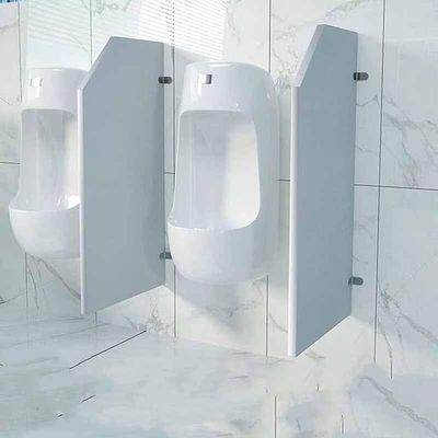 LXHELIVERY Urinal Partition, Men's Public Toilet Partition, Privacy Screen Waterproof Baffle, for Schools Kindergartens Shopping Malls Public Places (Color : Gray, Size : 17.7x47.2in)