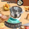 Electric Dough Maker with Ferment Function,Dough Mixer Kitchen Electric household Stand Mixers, Microcomputer Timing,Face-up Touch Panel,304 Stainless Steel,5L view 2
