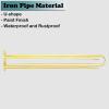 2 Pcs Wall Privacy Screen Room Divider, Patio Door Curtain - Metal Support Wall Mounted, Grommets Partition Panels for Beauty Salon Living Room, 200cm / 230cm Long ( Color : White Pole+Curtain , Size view 4