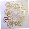 LABRIMP Gold Acrylic Wedding Table Numbers 1-20 Stand Holders for Seating Sign Decor (set) view 2