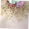 LABRIMP Gold Acrylic Wedding Table Numbers 1-20 Stand Holders for Seating Sign Decor (set) view 3