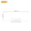 uxcell 10Pack Clear Acrylic Place Cards with Holders for Table Setting Rectangle Acrylic Blanks Name Cards Wedding Seating Cards 5.9" x 2.6" view 2