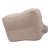 Inflatable Travel Foot Rest Pillow,Foot Rest Pillow Inflatable Two Layer Single Air Valve PVC Flocking Portable Reducing Fatigue Airplane Foot Pillow for Office Home Train Travel (Grey) view 4