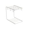 LABRIMP White Glass Cup Rack with Six Holders for Kitchen Countertop Drying and Organization Vertical Space-Saving Cup Organizer Shelf Suitable for Mugs Coffee Cups and Office Use view 1