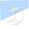 LABRIMP White Glass Cup Rack with Six Holders for Kitchen Countertop Drying and Organization Vertical Space-Saving Cup Organizer Shelf Suitable for Mugs Coffee Cups and Office Use view 2