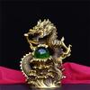 burid Pure Copper Zodiac Dragon Statue Seenwork Auspicious Dragon Decoration Auspicious Beast Living Room Store Decoration Gift view 1