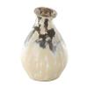 Deco 79 Ceramic Decorative Vase Antique Style Pot Centerpiece Vase with Curved Handle, Flower Vase for Home Decoration 11" x 12" x 17", Cream view 4