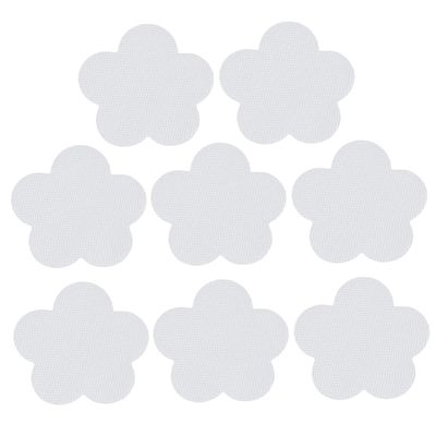 PRETYZOOM 8pcs Petal Pattern Slip Stickers Boys and Girls Bathroom Decor Non-Slip Pad for Shower Home Bath Adhesive Skid Mat