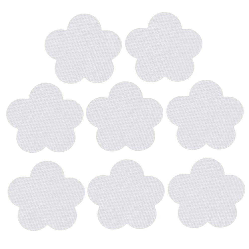 PRETYZOOM 8pcs Petal Pattern Slip Stickers Boys and Girls Bathroom Decor Non-Slip Pad for Shower Home Bath Adhesive Skid Mat