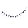 ABOOFAN Cotton Triangle Flags Banner Bunting Wedding Garland Fabric Pennant Banner for Home Decor view 1