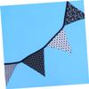 ABOOFAN Cotton Triangle Flags Banner Bunting Wedding Garland Fabric Pennant Banner for Home Decor view 4