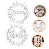 Ciieeo Unique Wedding Chair Decorations Mr Mrs Sign Groom Bride Backdrop Props view 3
