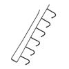 Yosoo Hanging Hook Multifunctional Kitchen Storage Rack Cupboard Shelf Wardrobe Organizer Holder for Home Kitchen (Black) view 4