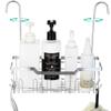 Small Shower Caddy Hanging - Shower Door Caddy Hanging with Rotatable Hooks and Adhesive Mount - Perfect for Bathroom Toiletries - Spacious & Convenient Bathroom Storage Solution 304 Stainless Steel view 1