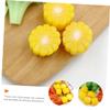 12 Pcs Simulated Vegetables Artificial Vegetable Dispenser Fake Props Fake Corns Farmhouse Decorations Decorative Slice Faux Slices Mini Corn Ornament Tomato PVC view 4