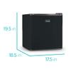 BLACK+DECKER BCRK17B Compact Refrigerator Energy Star Single Door Mini Fridge with Freezer, 1.7 Cubic Feet, Black & Keurig K-Supreme Single Serve K-Cup Pod Coffee Maker, MultiStream Technology, Black view 3
