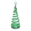 Department 56 Village Collection Accessories Halloween Spiralight Tree LED Lit Figurine, 9.05 Inch, Green view 1