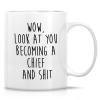 Retreez Chief Mug - 11 Oz Ceramic Coffee Cup - Humorous Gift for New or Promoted Chief view 1