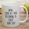 Retreez Chief Mug - 11 Oz Ceramic Coffee Cup - Humorous Gift for New or Promoted Chief view 3