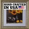 10X10 2 1/2" Polystyrene Victorian Picture Frame 1556 Series Antique Silver by WholesaleArtsFrames-com Made In USA view 2