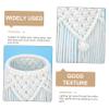 Yardenfun Macrame Lamp Shade Cotton Rope Woven Lamp Shade for Ceiling for Living Room Decor view 4