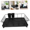 Cabilock Sink Dish Drying Rack Large Capacity Kitchen Sink Rack Cutlery Holder Drip Tray Dish for Kitchen Counter view 3