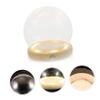PRETYZOOM 1set Preserved Flower Glass Dome Display Glowing Base Romantic Decorative for Home Wedding Valentine Day Glass Cover Stand view 2