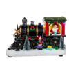 Kurt Adler 5.3-inch Battery Operated Lighted Musical Santa Train Table Piece view 1