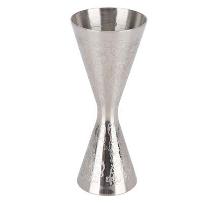 30ml 45ml Beautiful Stainless Steel Jigger with Scale Drink Wine Measuring Cup Bar Accessories