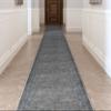 Well Woven Custom Size Hallway Stair Runner - Choose Length - Juliette Flatweave No-Pile Oriental Blue (31 in x 21 ft) Long Rug view 1