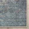 Well Woven Custom Size Hallway Stair Runner - Choose Length - Juliette Flatweave No-Pile Oriental Blue (31 in x 21 ft) Long Rug view 4