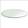 48" Inch Round Glass Table Top - Tempered - 3/8" Thick - Bevel Polished Edge view 2