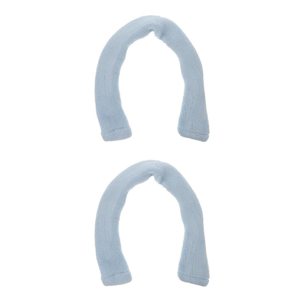 Ciieeo 2pcs Memory Pad Toilet Seat Cover Raised Handles Soft Warm Easy Install Bathroom Decor Slip Raised Seat Handles for Winter