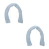 Ciieeo 2pcs Memory Pad Toilet Seat Cover Raised Handles Soft Warm Easy Install Bathroom Decor Slip Raised Seat Handles for Winter view 3