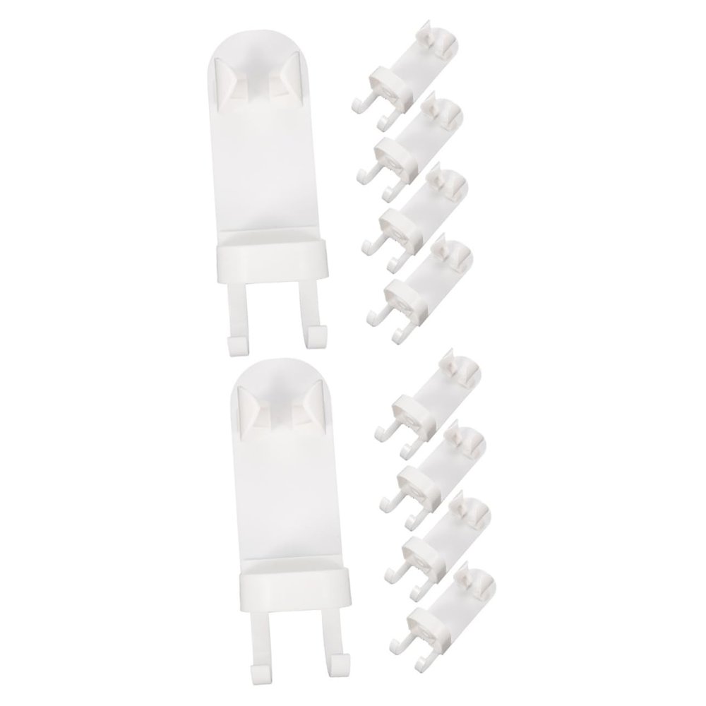 Ciieeo 10pcs Bathroom Toothbrush Holder Wall-Mounted Electric Toothbrush Storage Drain